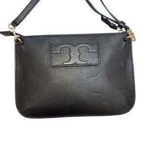 Tory Burch pebbled leather Mercer crossbody bag